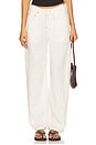 view 1 of 6 Brynn Drawstring Trouser in Vanilla
