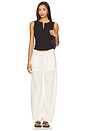 view 5 of 6 Brynn Drawstring Trouser in Vanilla