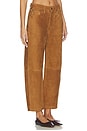 view 2 of 6 Suede Miro Relaxed Pant in Toasted Carmel