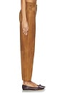 view 3 of 6 Suede Miro Relaxed Pant in Toasted Carmel