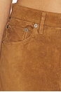 view 6 of 6 Suede Miro Relaxed Pant in Toasted Carmel