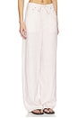 view 2 of 6 Petite Brynn Drawstring Trouser Pants in Pale Stone