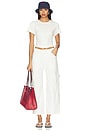 view 6 of 7 Thassos Twisted Seam Utility Pants in Pashmina