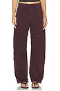 view 1 of 6 Ciela Balloon Utility Pant in Mahogany