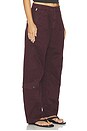 view 2 of 6 Ciela Balloon Utility Pant in Mahogany