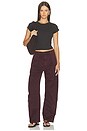 view 5 of 6 Ciela Balloon Utility Pant in Mahogany