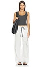 view 5 of 6 PANTALON BRYNN in Black Pinstripe