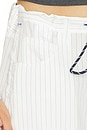 view 6 of 6 PANTALON BRYNN in Black Pinstripe