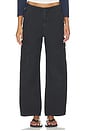view 1 of 6 PANTALON CARGO ESME in Washed Black