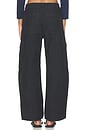 view 4 of 6 PANTALON CARGO ESME in Washed Black
