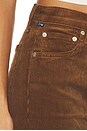 view 7 of 6 Kimberly 70s Flare in Manuka Corduroy