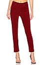 view 1 of 4 Olivia High Rise Slim Ankle Cord in Dark Ruby