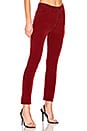 view 2 of 4 Olivia High Rise Slim Ankle Cord in Dark Ruby
