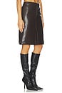 view 2 of 6 Nara Pencil Skirt in Chocolate