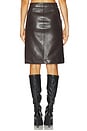 view 4 of 6 Nara Pencil Skirt in Chocolate