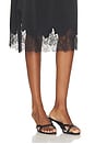 view 6 of 6 FALDA MIDI LACE in Black