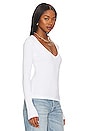 view 2 of 4 MANGA LARGA V CUELLO ANOUK in White