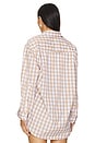 view 3 of 4 Kayla Shirt in Khaki Gingham