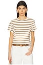 view 1 of 4 Kyle Tee in Ginger Stripe