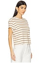 view 2 of 4 Kyle Tee in Ginger Stripe