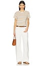 view 4 of 4 Kyle Tee in Ginger Stripe