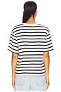 view 3 of 4 Goldie Tee in Azure Stripe
