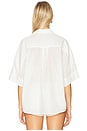view 3 of 4 Claire Shirt Lace Inset in White