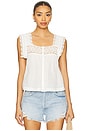 view 1 of 4 Mia Embroidered Top in White