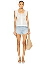 view 4 of 4 Mia Embroidered Top in White