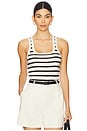 view 1 of 4 Faye Tank Top in Midnight Stripe