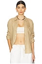 view 1 of 4 Kayla Shrunken Shirt in Gobi