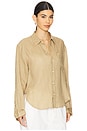 view 2 of 4 Kayla Shrunken Shirt in Gobi