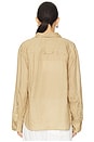 view 3 of 4 Kayla Shrunken Shirt in Gobi
