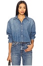 view 1 of 4 Ana Cropped Shirt in Somerset