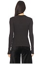 view 3 of 4 Bina Crewneck in Heather Brown