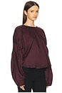 view 2 of 4 Anika Top in Burgundy in Purple