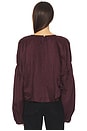 view 3 of 4 Anika Top in Burgundy in Purple