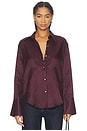 view 1 of 4 Camilia Shirt in Burgundy