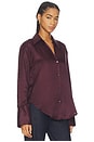 view 2 of 4 Camilia Shirt in Burgundy