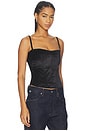 view 3 of 5 Darya Corset Top in Black
