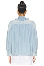 view 3 of 4 Calista Frill Collar Shirt in Skylar