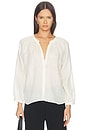 view 1 of 4 Paro Linen Blouse in Vanilla