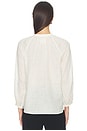 view 3 of 4 Paro Linen Blouse in Vanilla