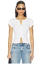 view 1 of 4 GILET TABI in White