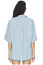 view 3 of 5 CAMISA CLAIRE in Capri Stripe