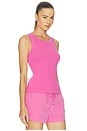 view 2 of 4 Isabel Rib Tank in Raspberry
