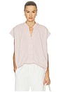 view 1 of 5 Penelope Blouse in Raspberry Stripe