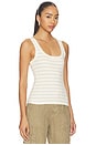 view 2 of 4 CAMISETA TIRANTES FAYE in Golden Pinstripe