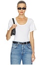 view 1 of 4 Rosalie U Neck Tee in Pashmina