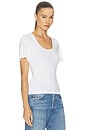 view 2 of 4 Rosalie U Neck Tee in Pashmina